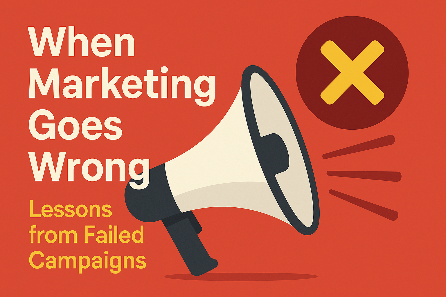 When Marketing Goes Wrong: Lessons from Failed Campaigns