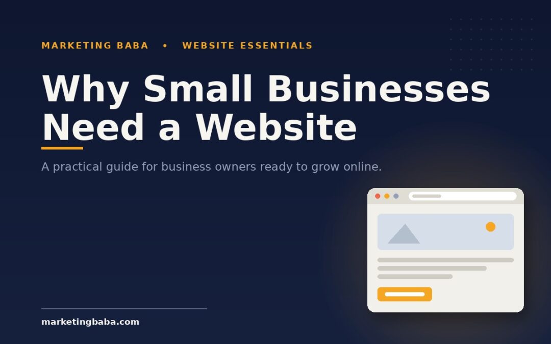 Why Small Businesses Need a Website?