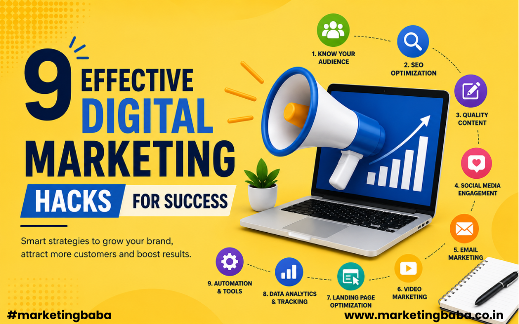 9 Effective Digital Marketing Hacks for Success