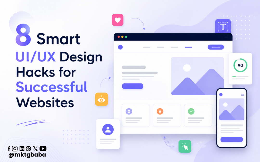 8 Smart UI/UX Design Hacks for Successful Websites